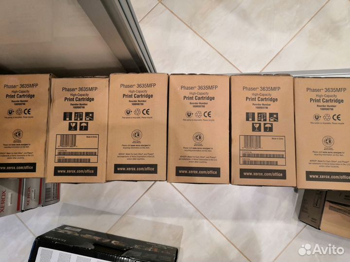 Картриджи Xerox Lexmark оригинал новые