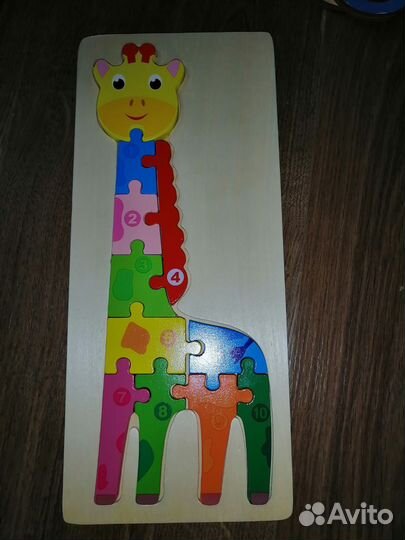 Пазлы детские деревянные