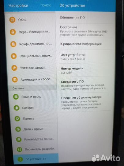 Планшет samsung galaxy tab a6