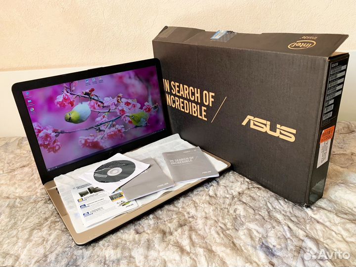 Ноутбук Asus X541NA 4 Ядра / SSD / Full-HD
