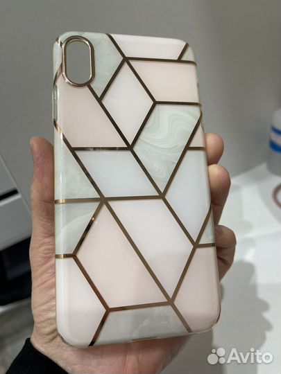 Чехол и 2 стекла на iPhone XS MAX