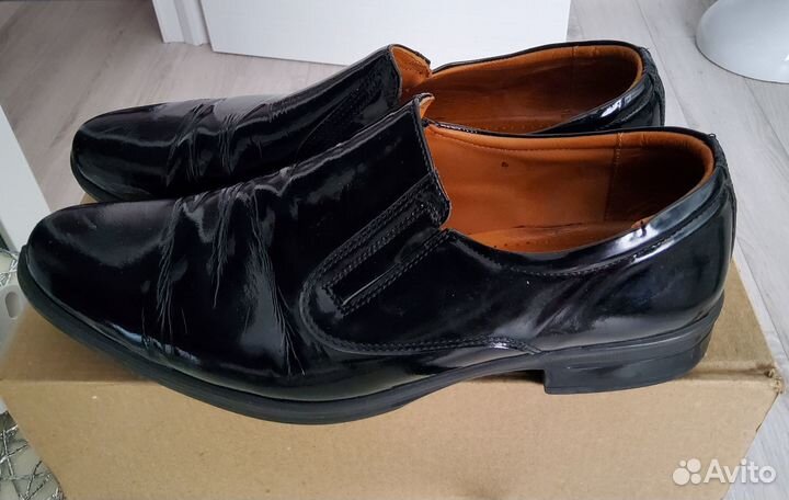 Продам туфли лакированые армейские