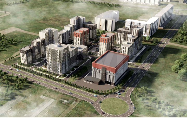 2-к. квартира, 63,9 м², 2/17 эт.