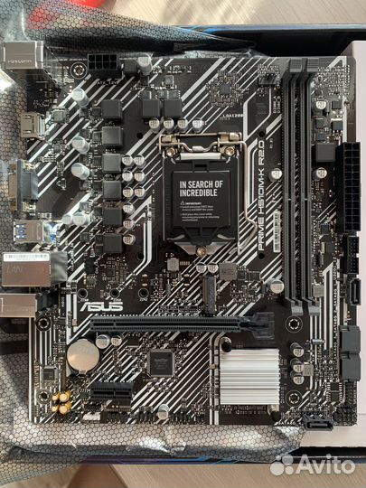 Новая материнская плата asus h510m-k r2.0