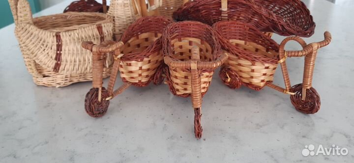 Корзины плетеные из лозы