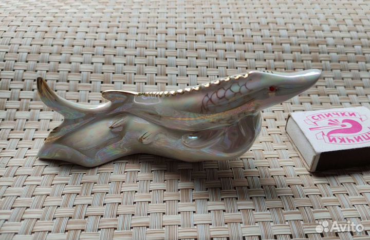 Статуэтка рыба, щука, осётр, СССР