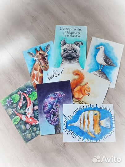 Рисунки в стиле скетчинг формат А4