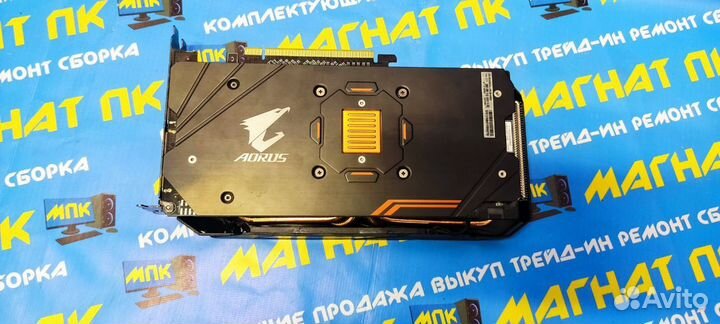 Видеокарта gigabyte AMD Radeon RX 580 aorus 4GB