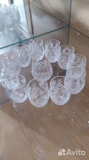 Хрустальные рюмки