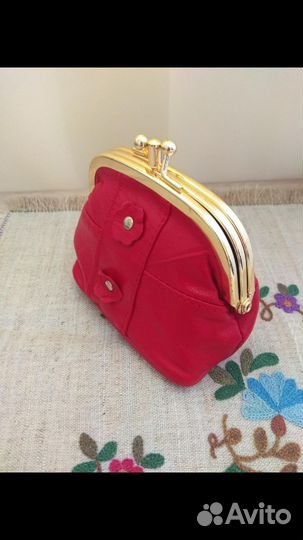 Кошелек кожаный