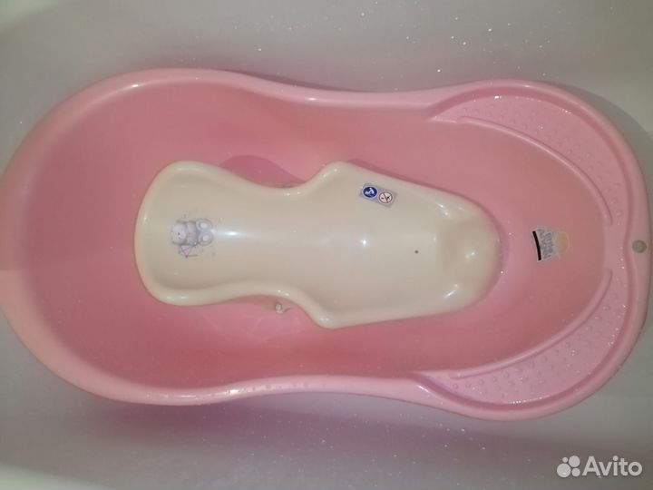 Ванночка горка для купания новорожденных детская