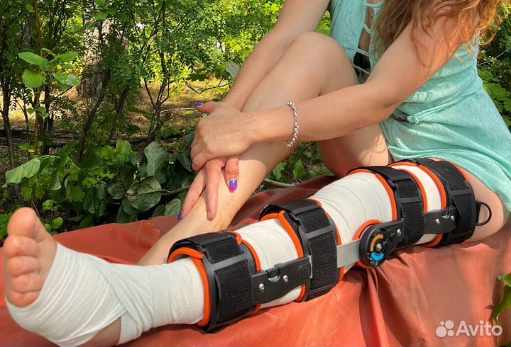 Ортез на коленный сустав с шарнирами