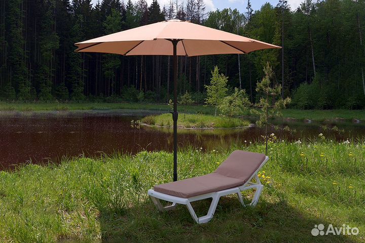 Bizzotto, Италия Зонт Салерно Коричневый D300