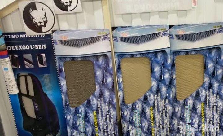 Cетка в бампер универсальная железная для тюнинга