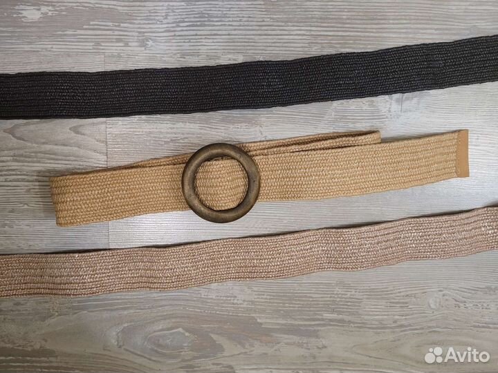 Ремень с деревянной пряжкой