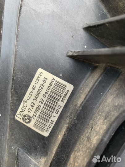 Вентилятор радиатора бмв х3 е83 м57, м54 3.0