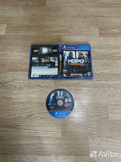 Диск на PS4 PS5 Metro 2033 Возвращение в идеале