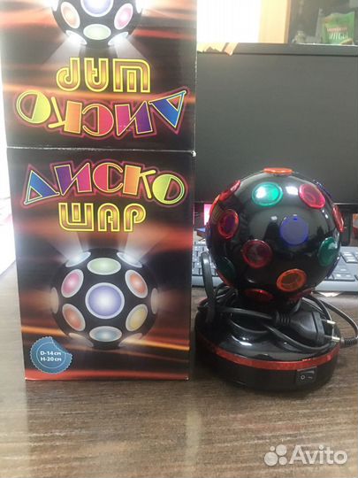 Вращающийся диско шар