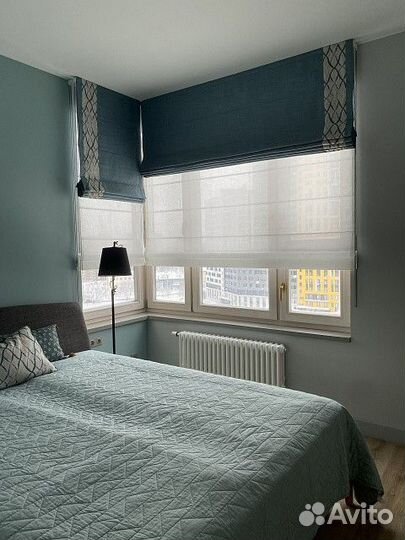 Двойная римская штора