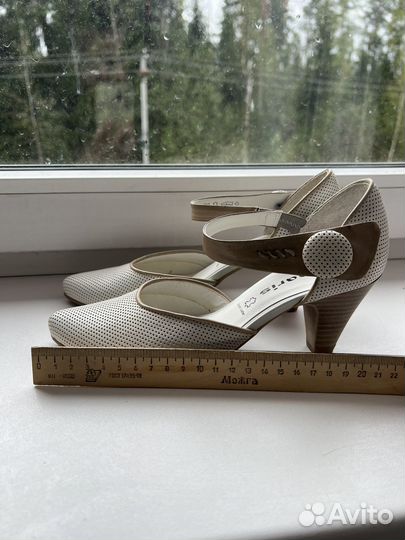 Туфли tamaris 35 натуральная кожа