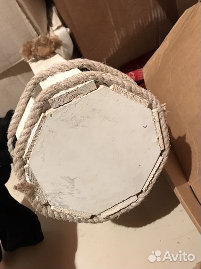 Деревянное кашпо