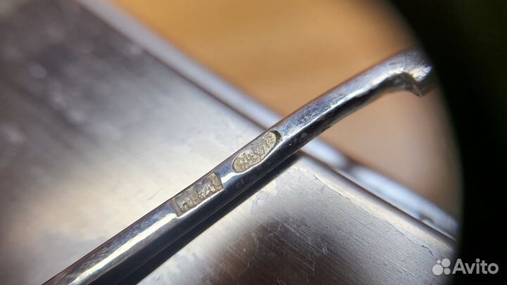 Серебряная ложка 84 проба царская