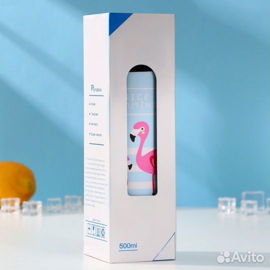 Бутылка для воды в чехле 