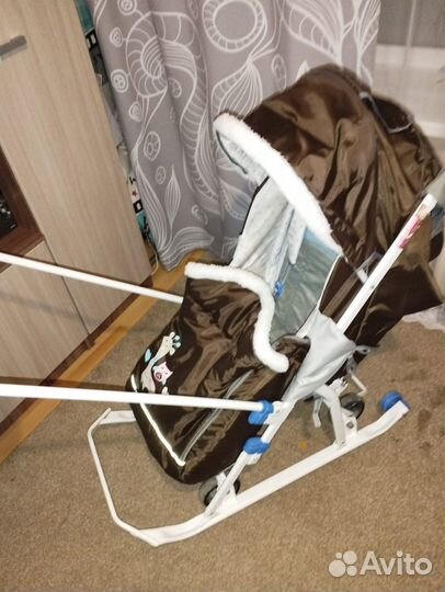 Санки коляска ника