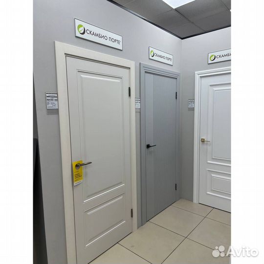 Межкомнатная дверь Сиена-2 Дуб седой со стеклом