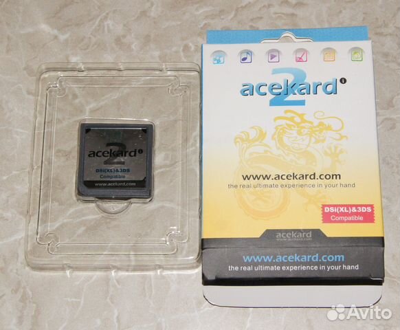 Флешкартридж флешка Acekard 2i для Nintendo DS 3DS