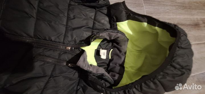 Куртка детская,чёрная, утепленная