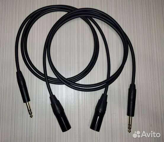 Балансные кабели TRS Jack- XLR(m) Canare