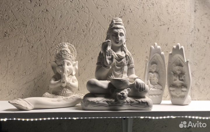 Шива Ганеша Будда подсвечник