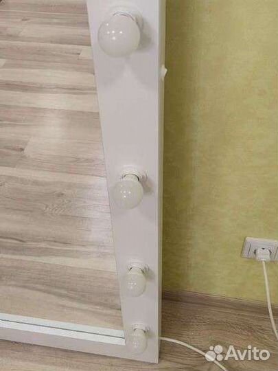 Гримерное зеркало напольное с лампами SmartBuy