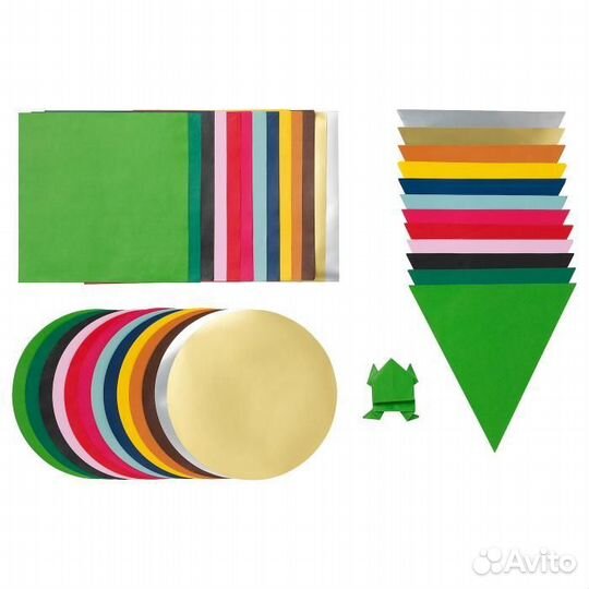 Бумага для оригами лустигт IKEA новая