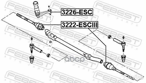 Сошка рулевая cadillac escalade EXT (4WD) 1999