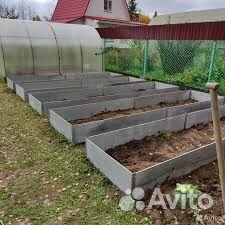 Грядки из плоского шифера экологически чистые