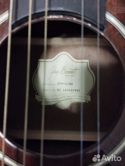 Гитара Greg Bennett ST9-1/BS размер три четверти