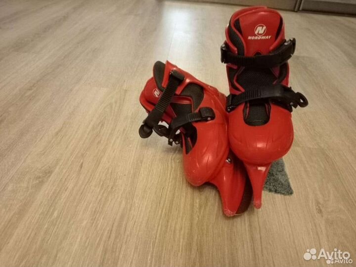 Коньки ледовые раздвижные 33-36