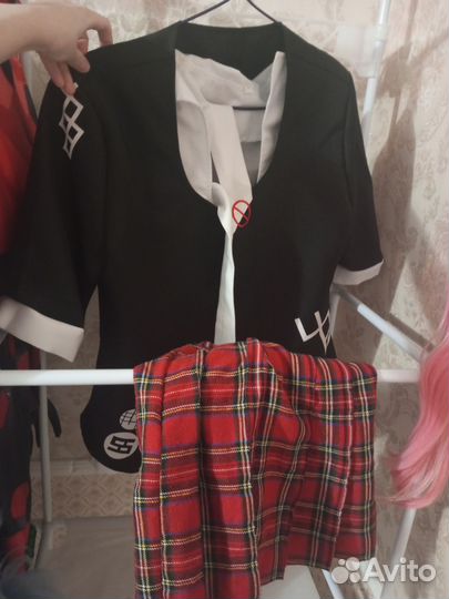 Косплей костюм аниме данганронпа Джунко Эношима