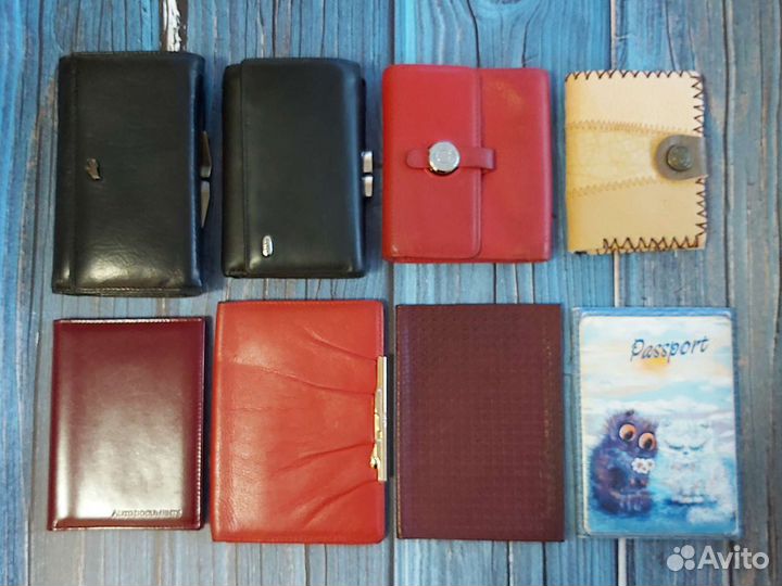 Кошелёк кожаный / обложка для документов