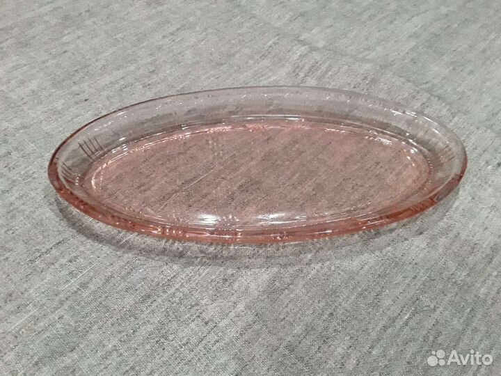 Селедочницы цветное стекло 1950гг