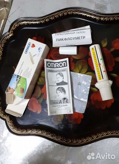 Пикфлоуметр Omron Pfm20 новый измерение дыхания