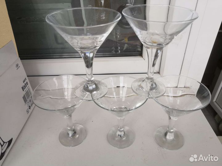 Бокалы для мартини 5 шт