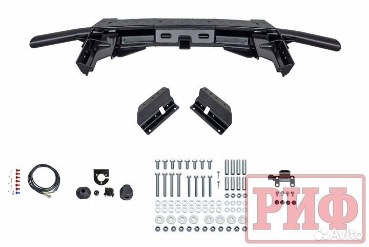 Бампер задний силовой риф Renault Duster 2021+
