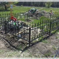 Изготовление ограды на кладбище Кресты Столы Лавки, Ульяновск