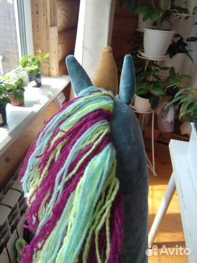 Хобби хорса единорог лошадку на палке