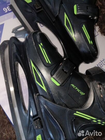 Коньки ледовые раздвижные