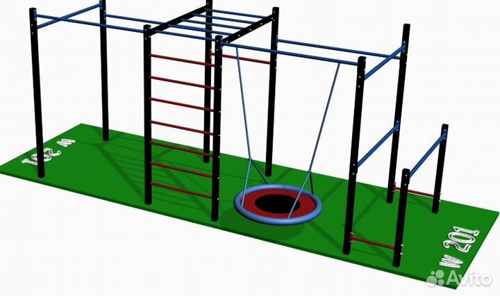 Воркаут площадка sswa №201
