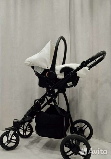 Коляска 3 в 1 Lonex prestige эко кожа